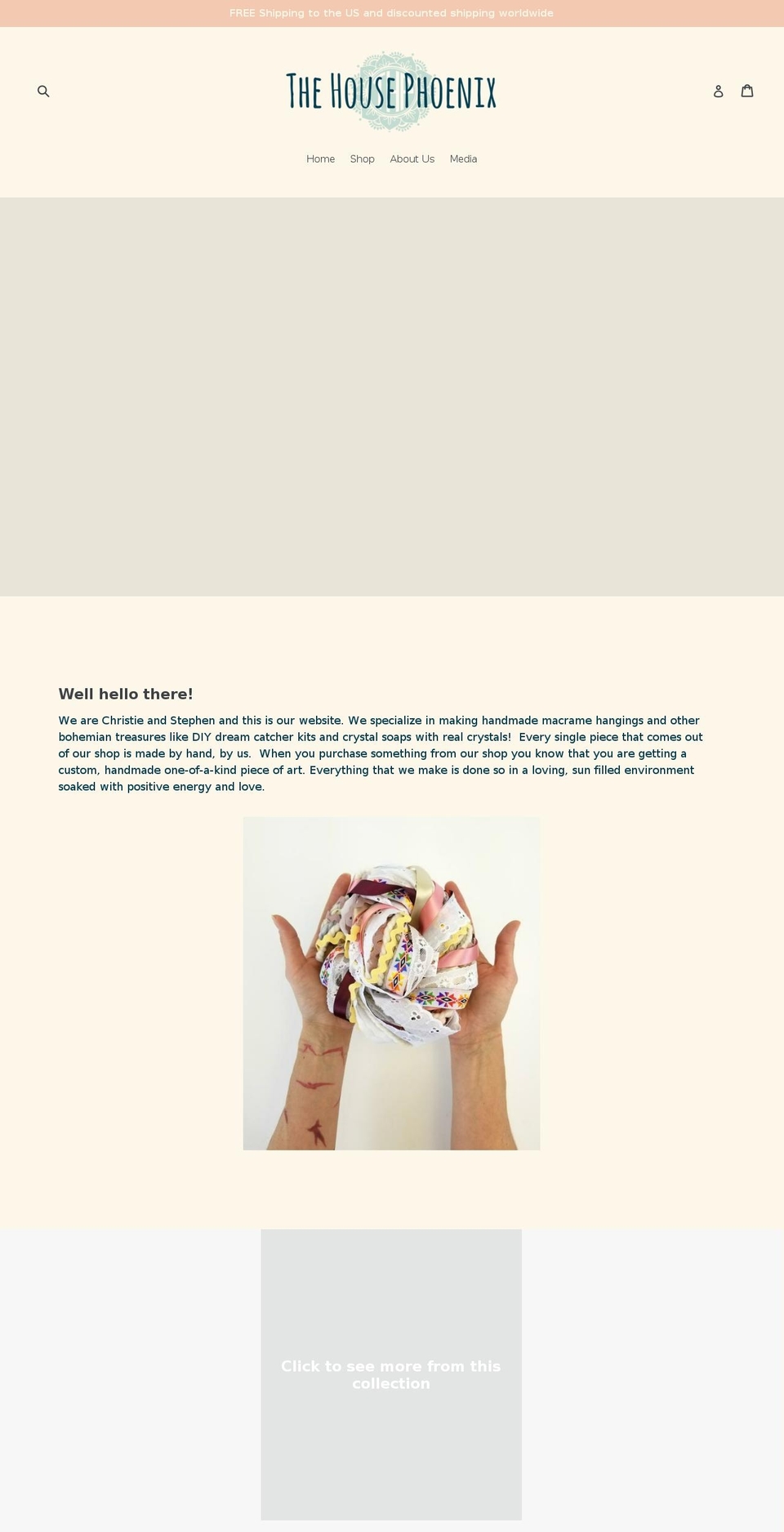 thehousephoenix.com shopify website screenshot