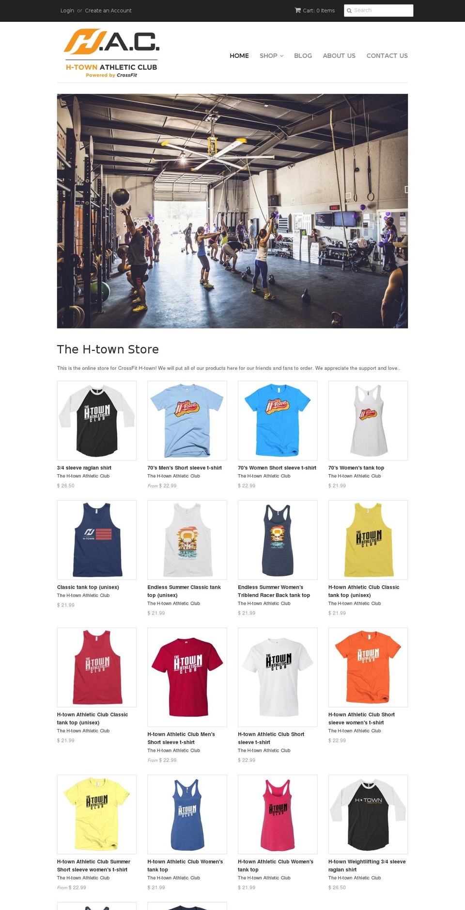 thehtown.com shopify website screenshot