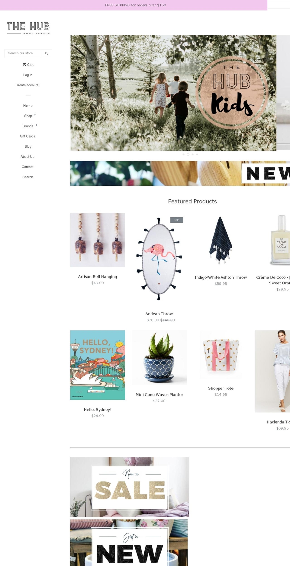 thehubhometrader.com.au shopify website screenshot