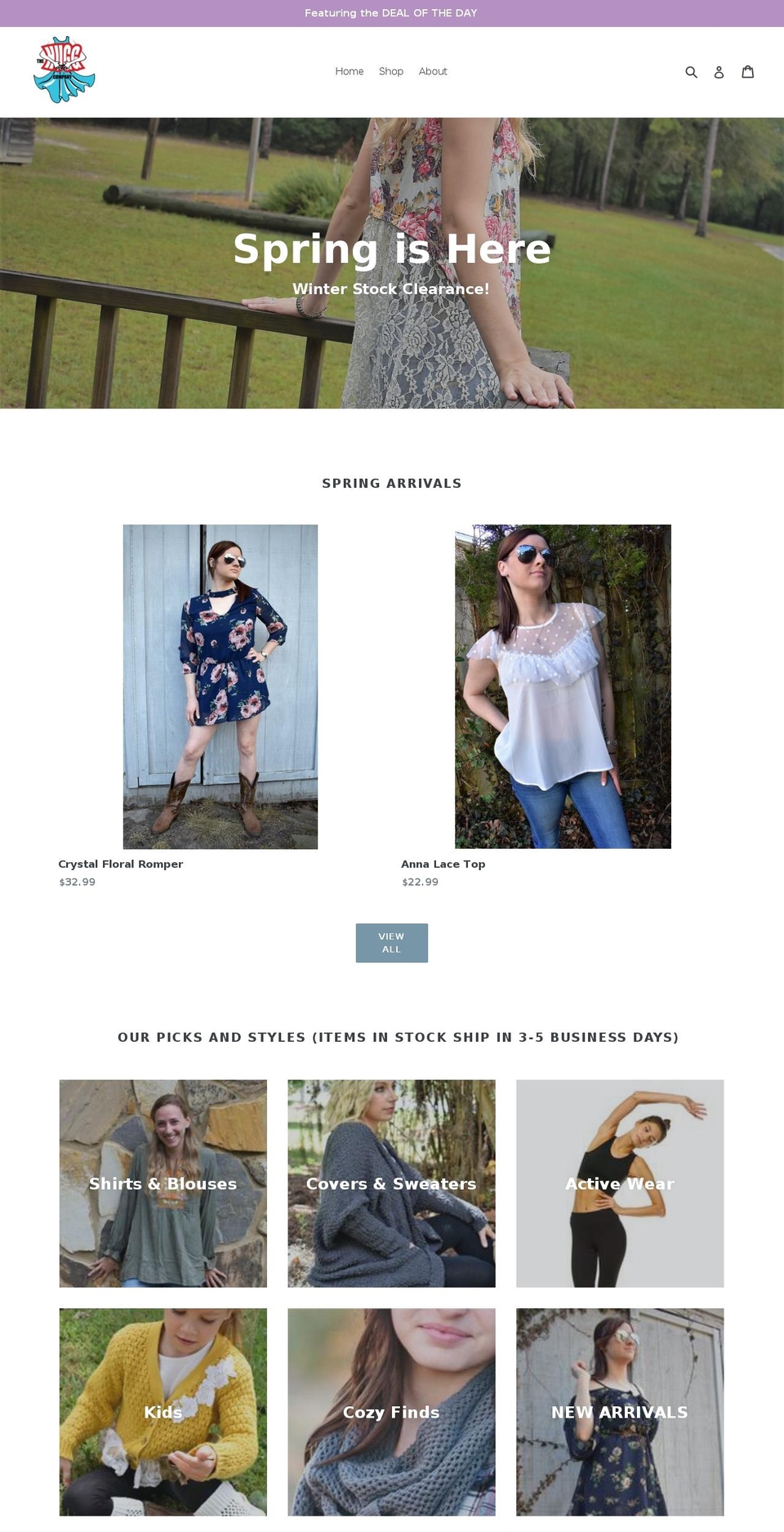 thehuggcompany.com — Shopify storefront screenshot