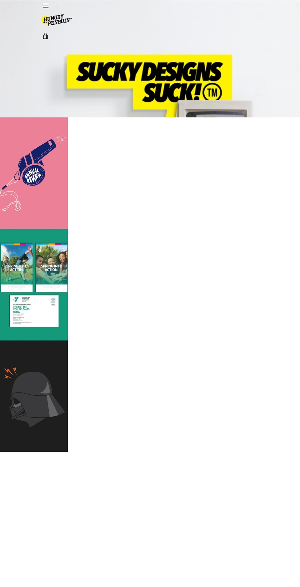 thehungrypenguin.com shopify website screenshot
