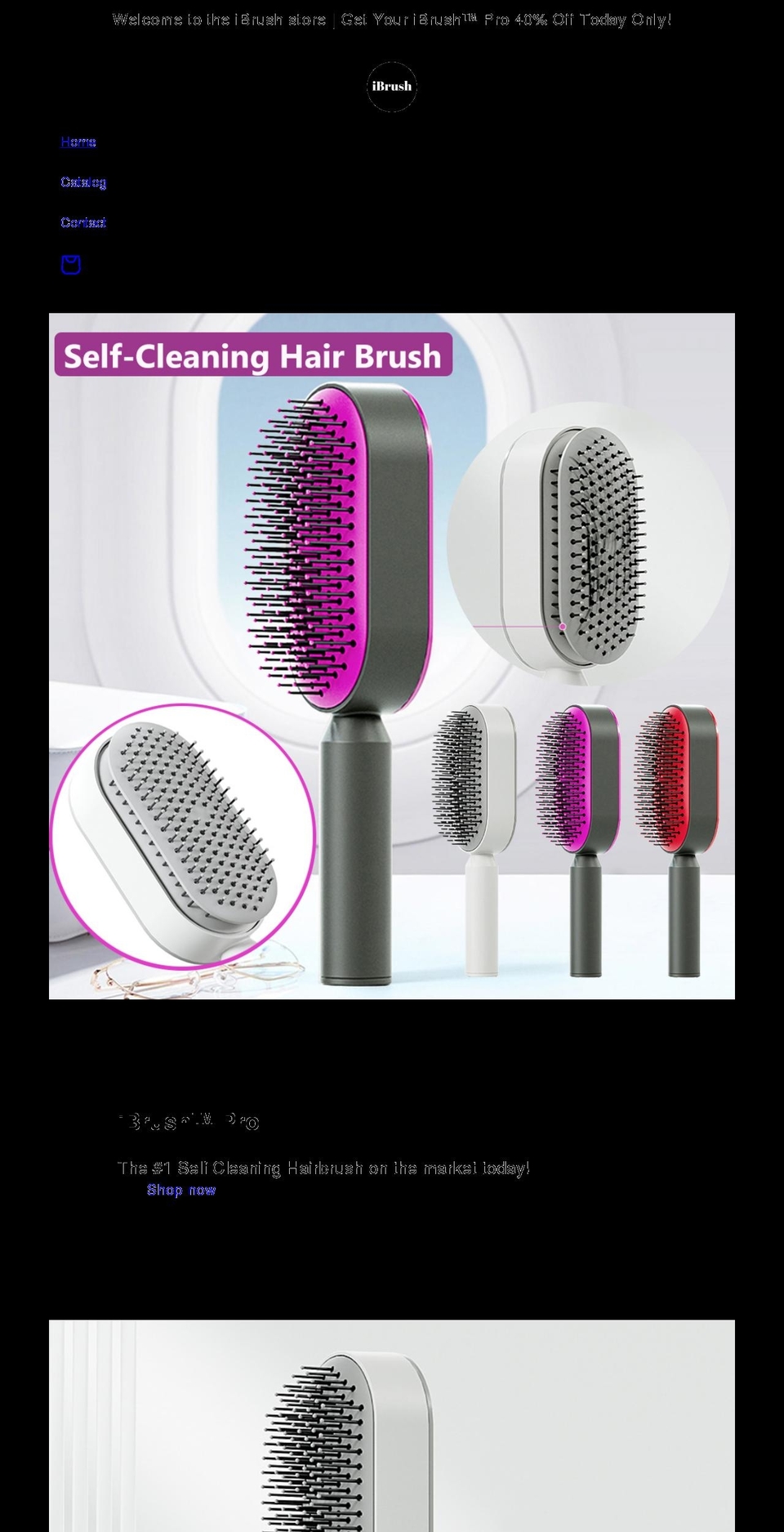 theibrush.com shopify website screenshot