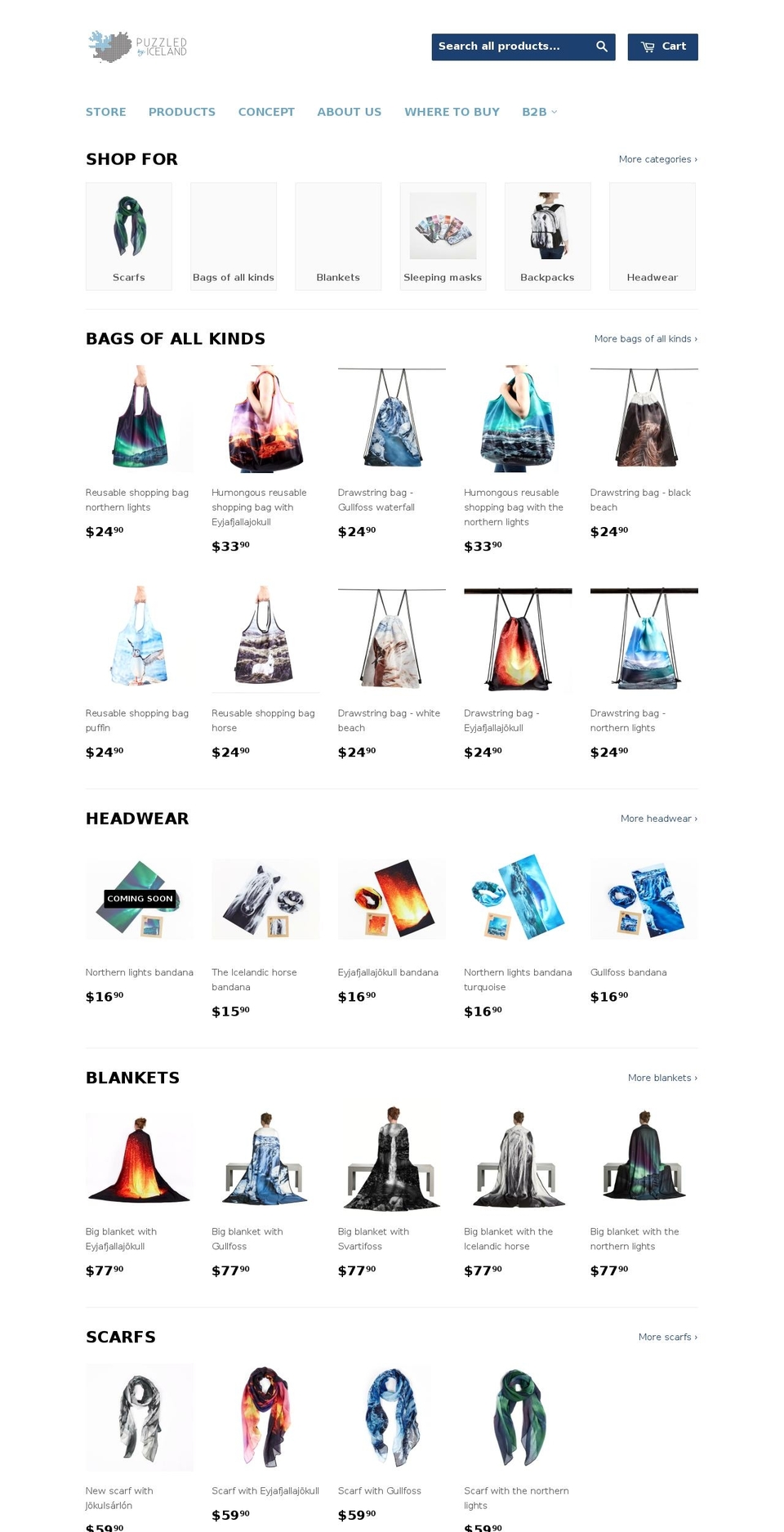 theicelandicstore.com shopify website screenshot
