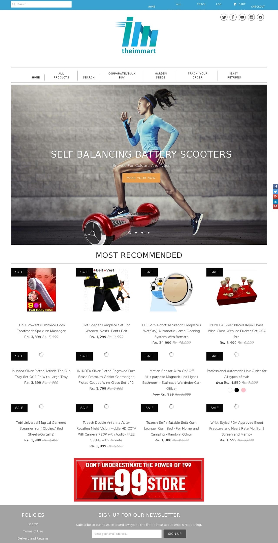 theimmart.com shopify website screenshot