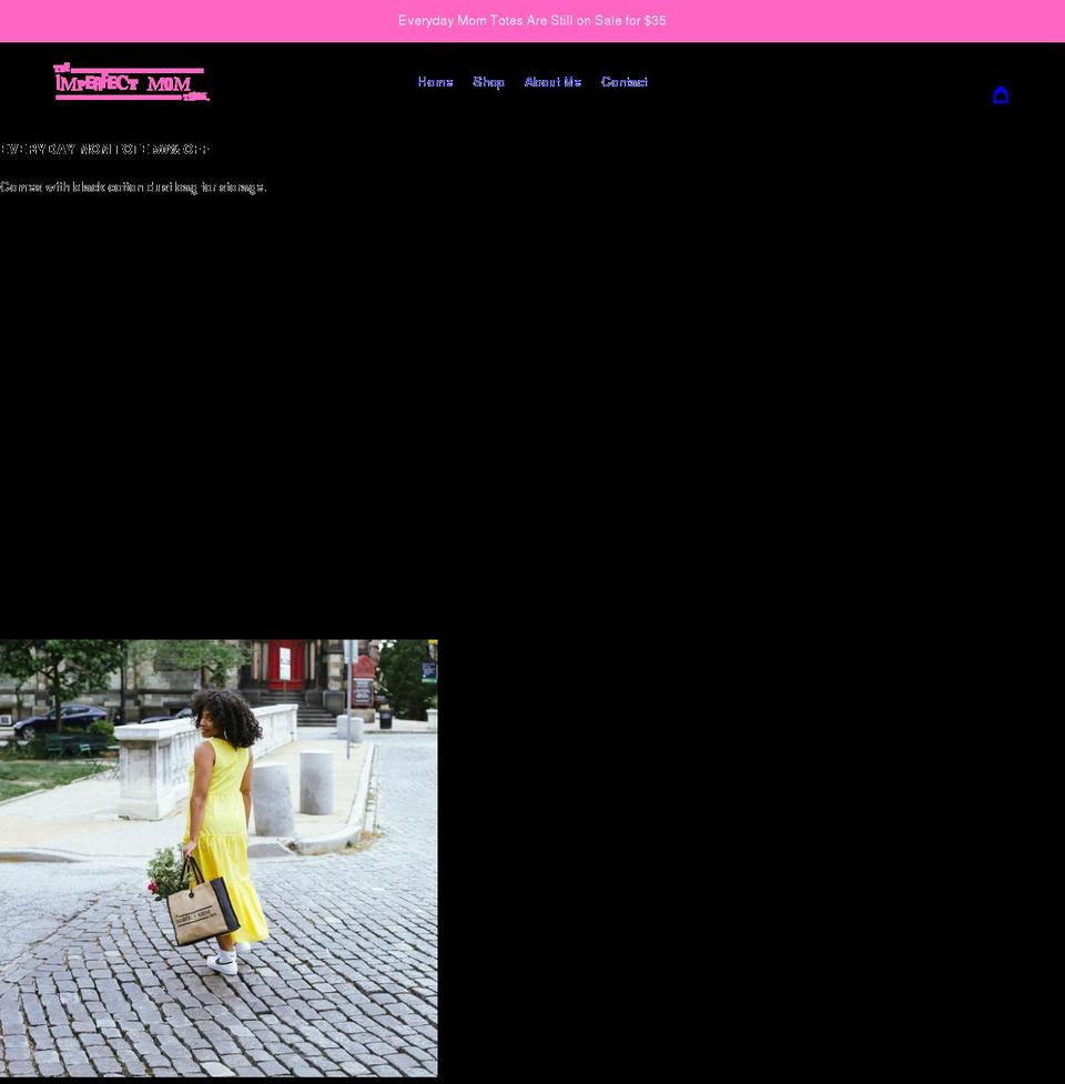 theimperfectmomtribe.com shopify website screenshot