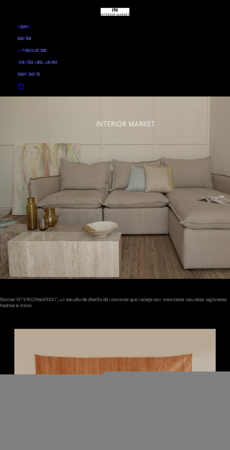 theinteriormarket.com shopify website screenshot