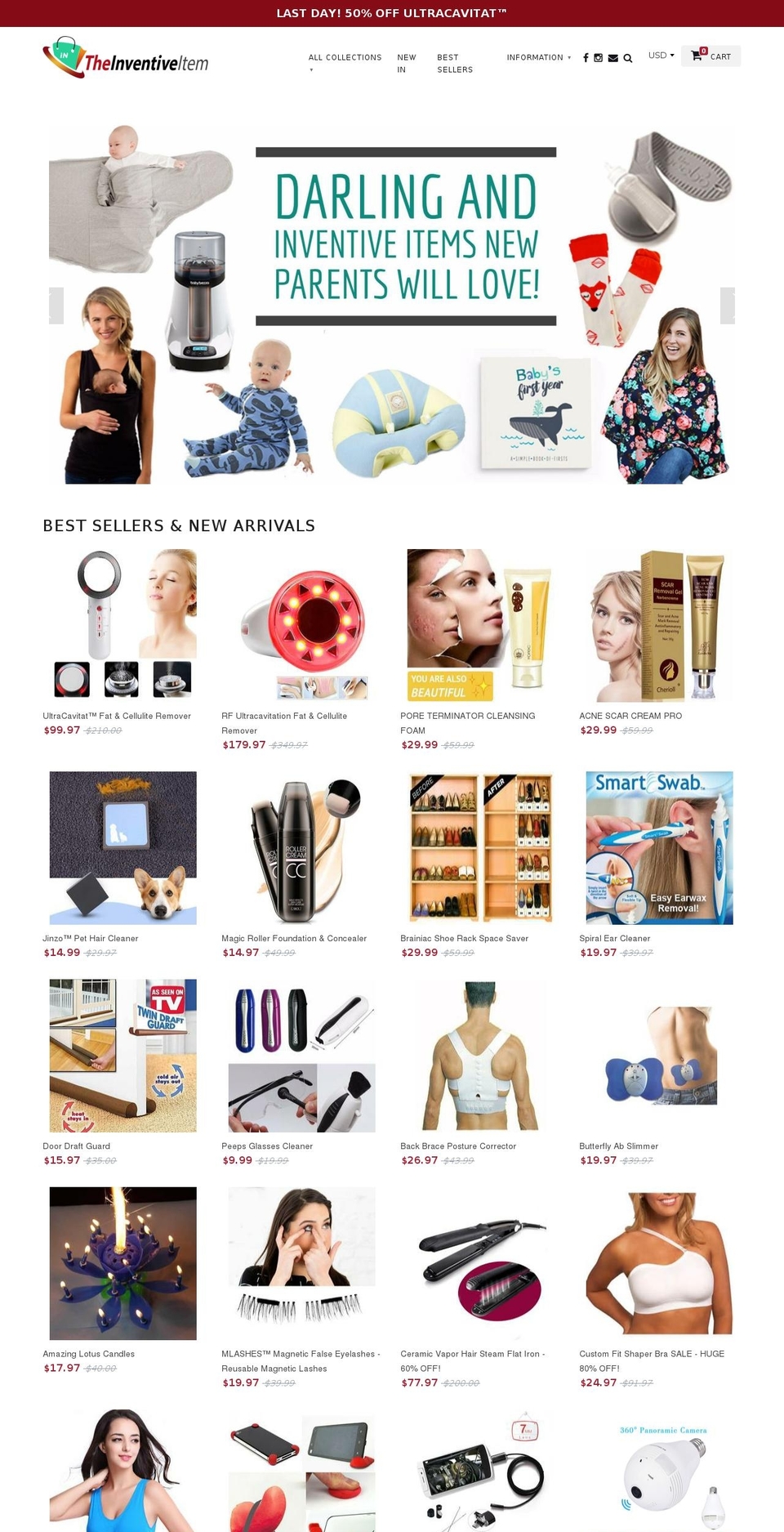 theinventiveitem.com — Shopify storefront screenshot