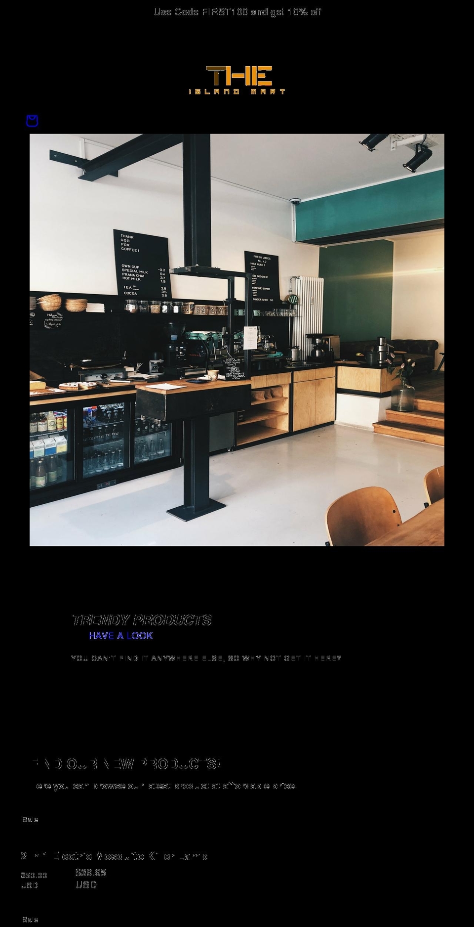 theislandmart.com — Shopify storefront screenshot