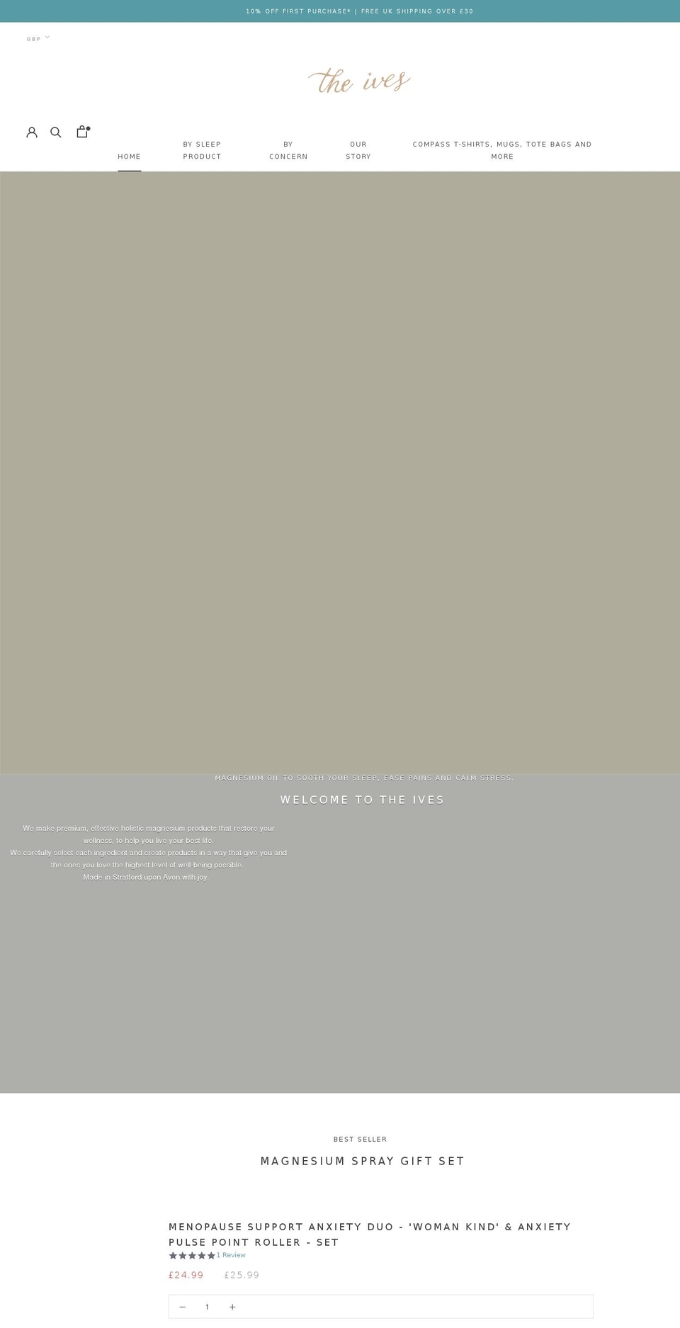 theives.co.uk shopify website screenshot