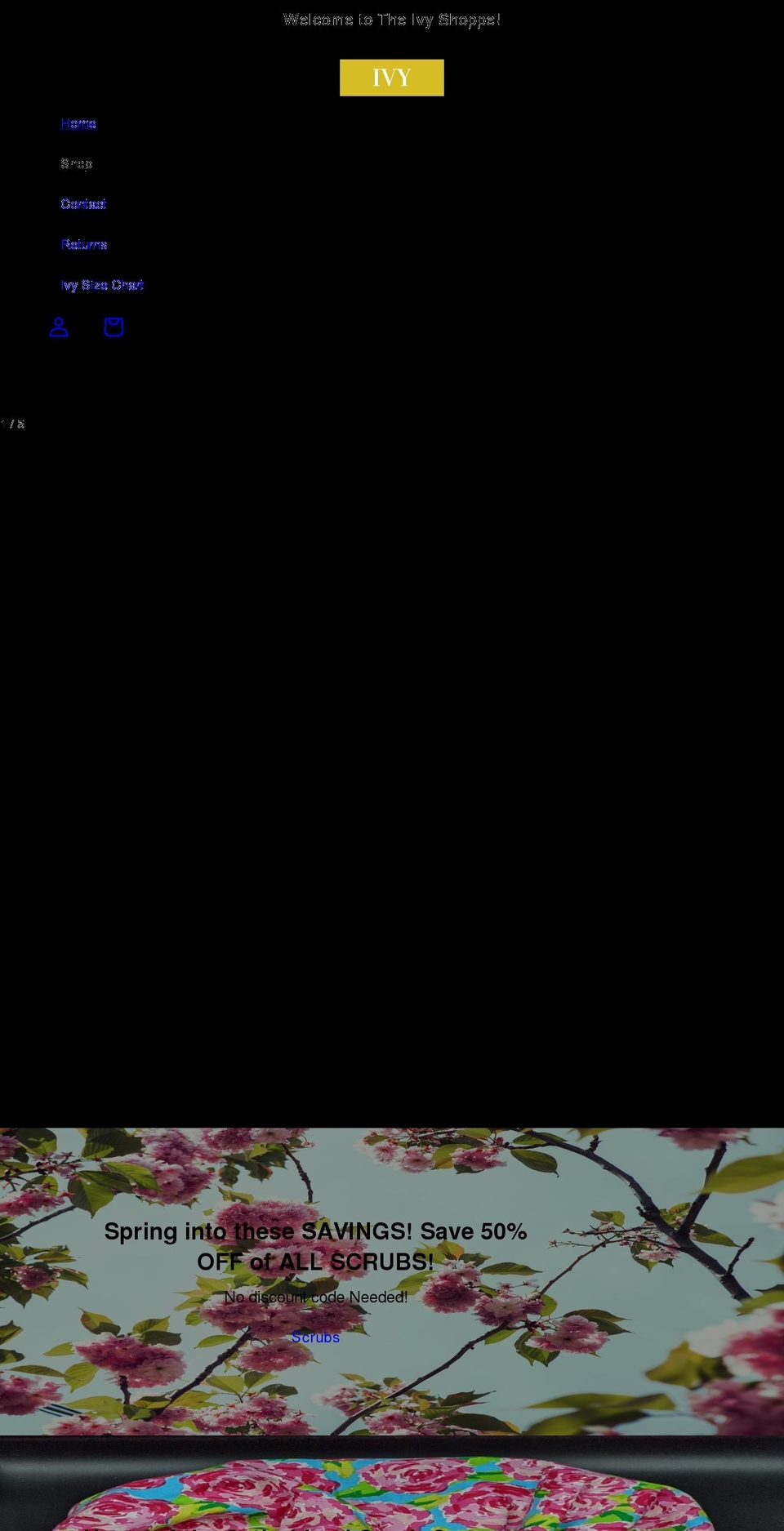 theivyshoppe.com shopify website screenshot