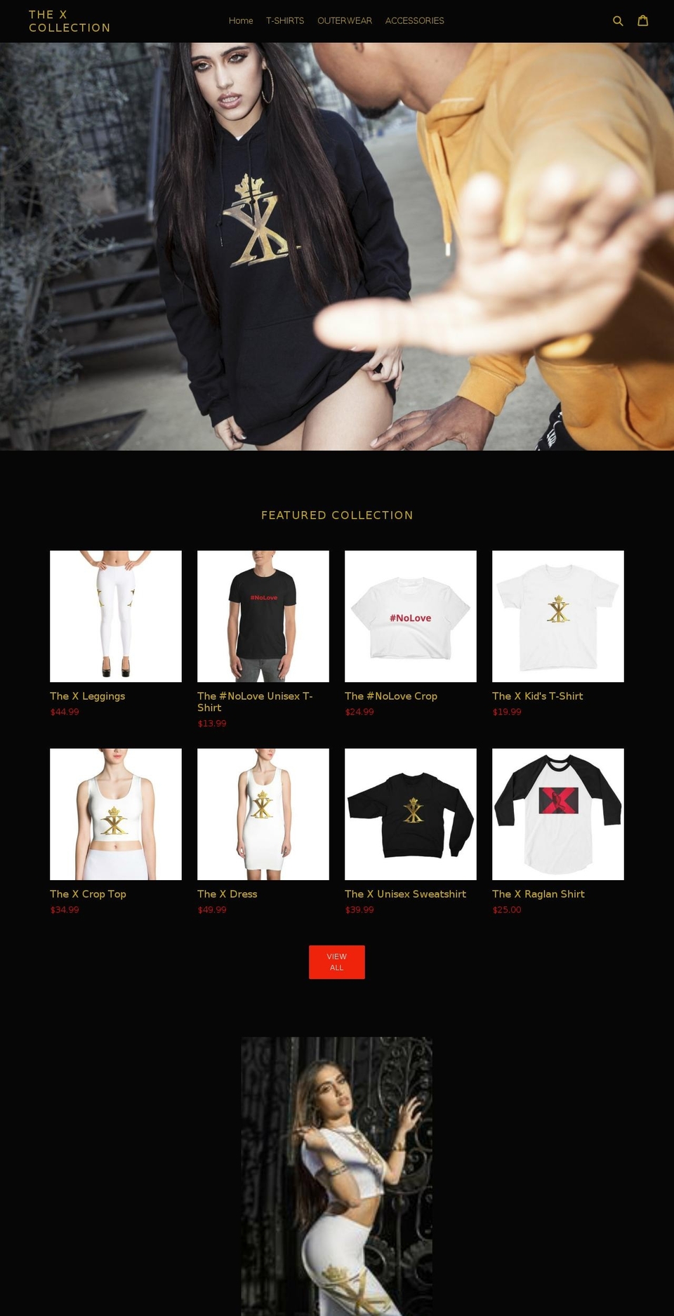 theixcollection.com — Shopify storefront screenshot