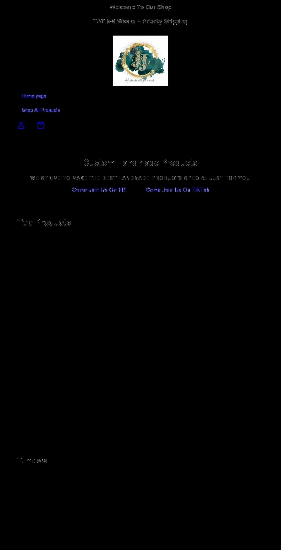 thejadedjewel.com shopify website screenshot