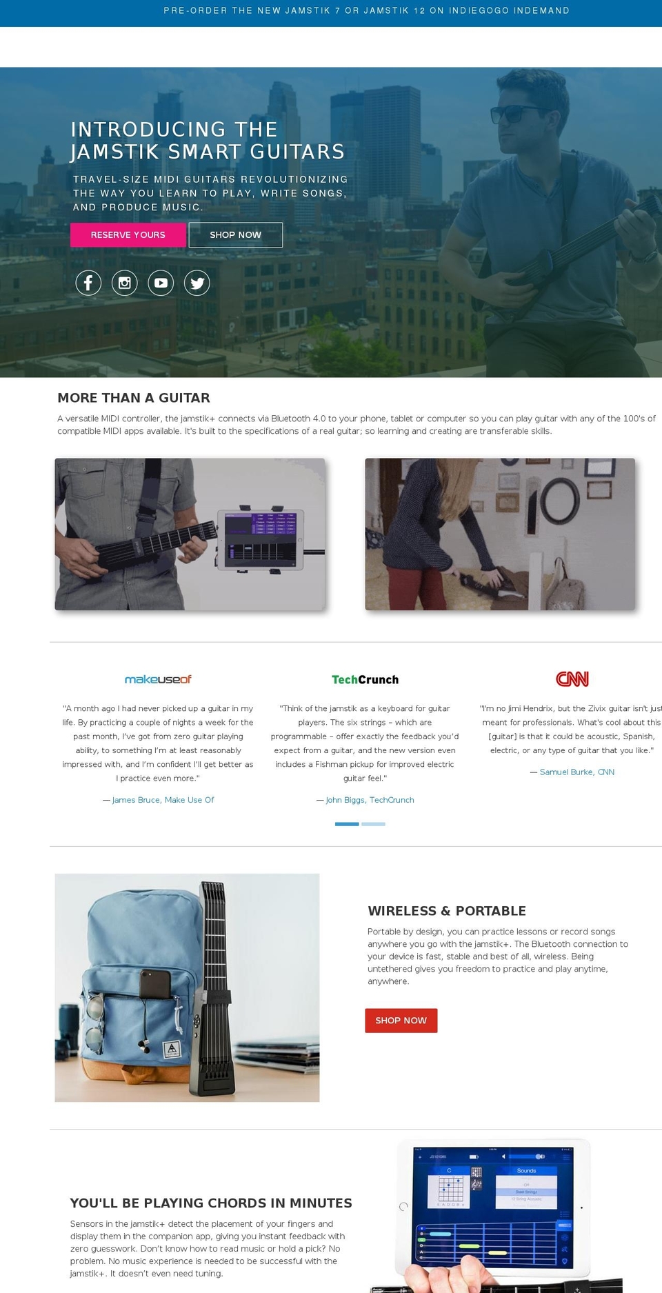 Jamstik_ReduxWebsiteV3 Shopify theme site example thejamstick.com
