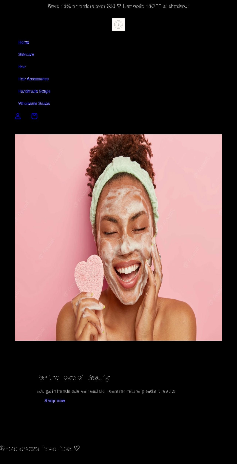 thejasminorganics.com shopify website screenshot