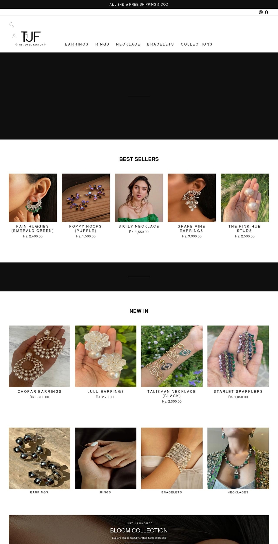 TJF-Final Shopify theme site example thejewelfactor.com