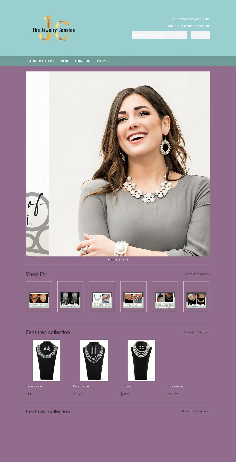 thejewelryconxion.com shopify website screenshot
