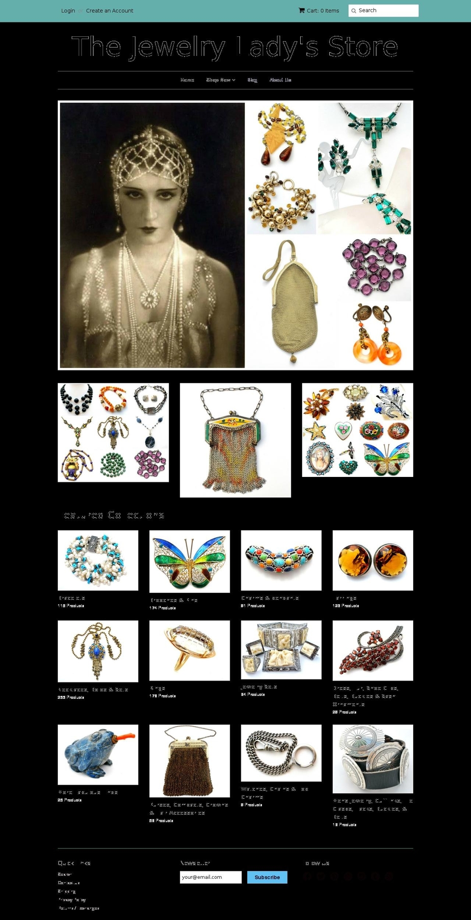 thejewelryladysstore.net shopify website screenshot