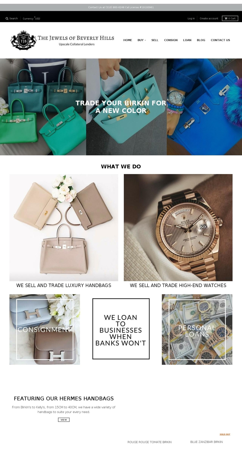 thejewelsofbeverlyhills.com — Shopify storefront screenshot