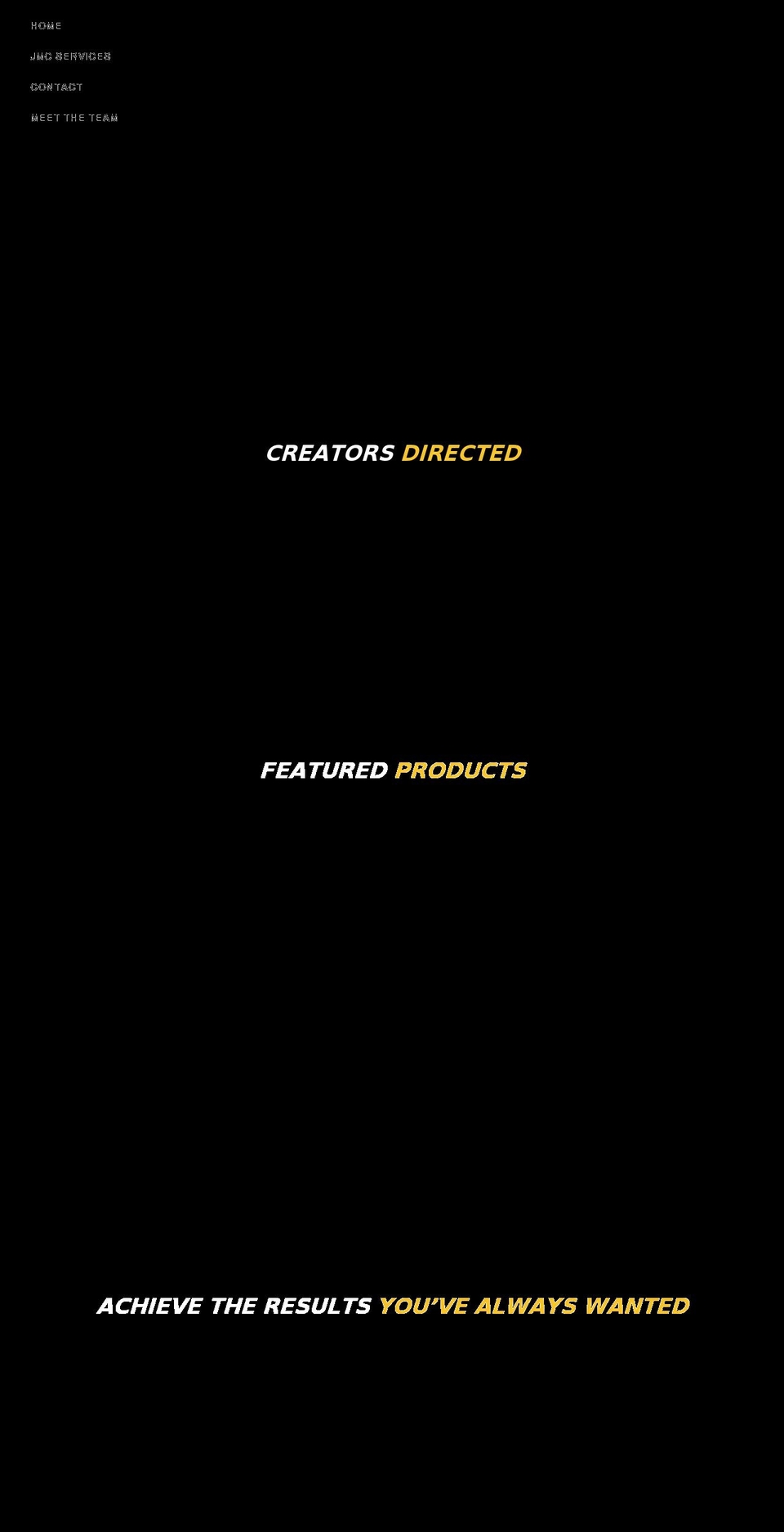 thejmc.uk shopify website screenshot