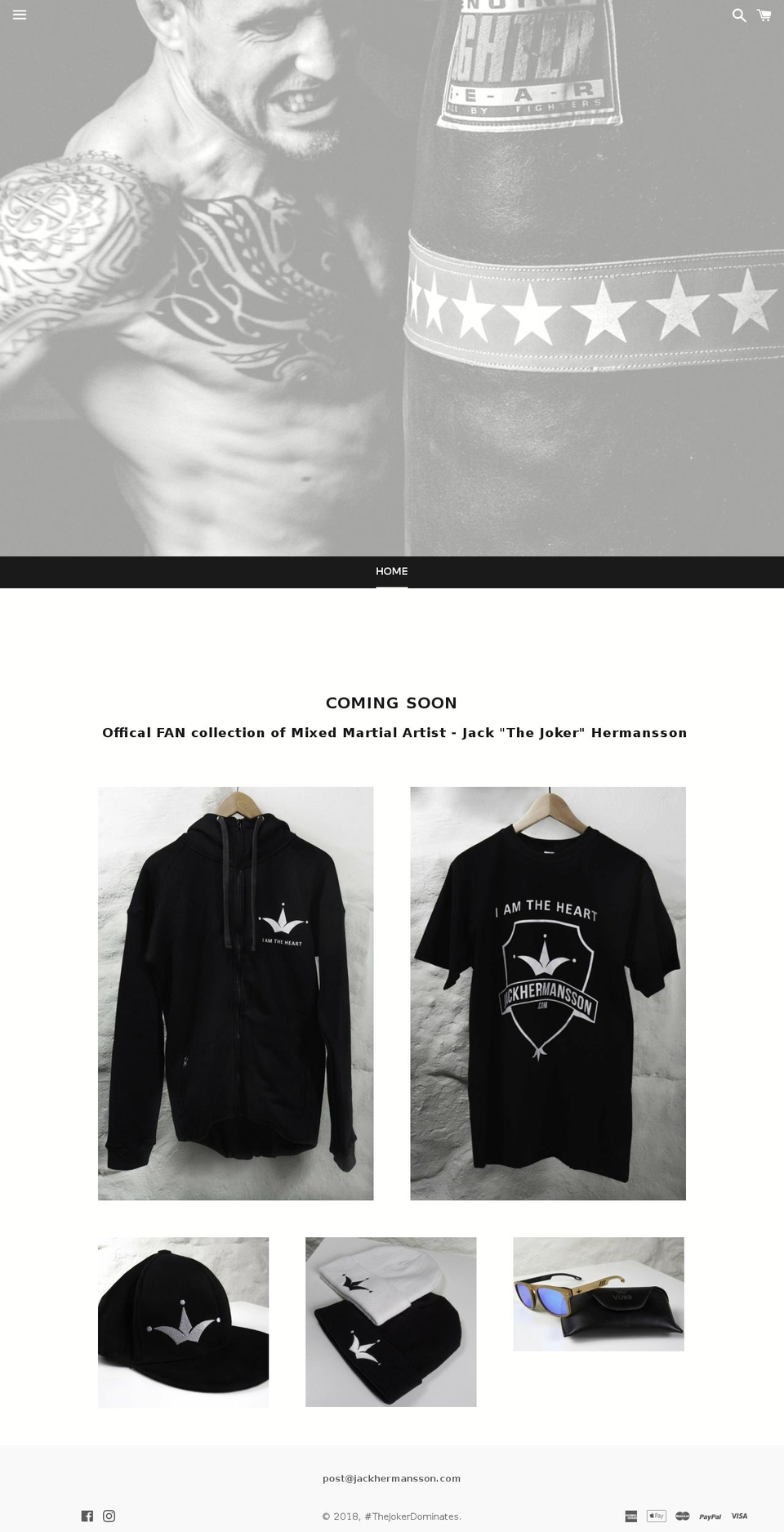 thejokerdominates.com — Shopify storefront screenshot