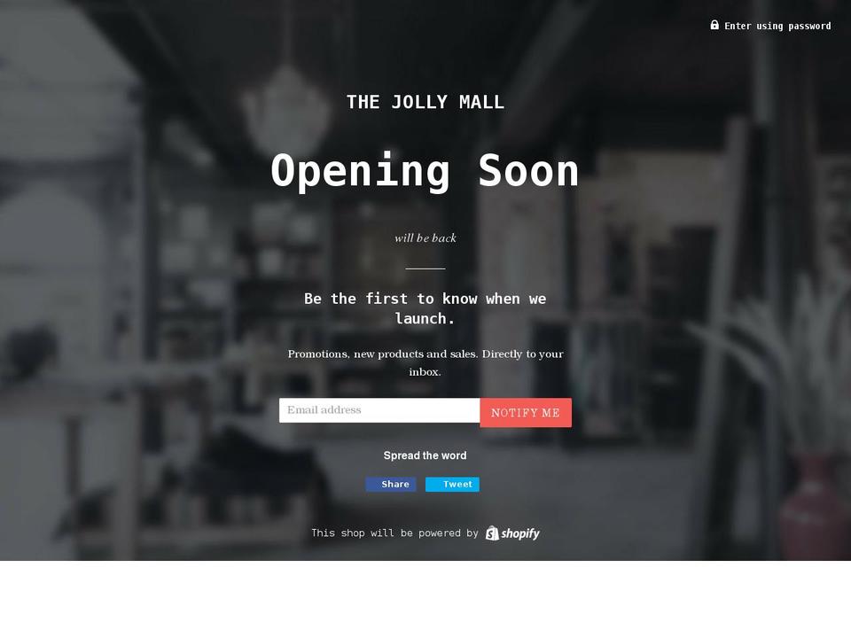thejollymall.com shopify website screenshot