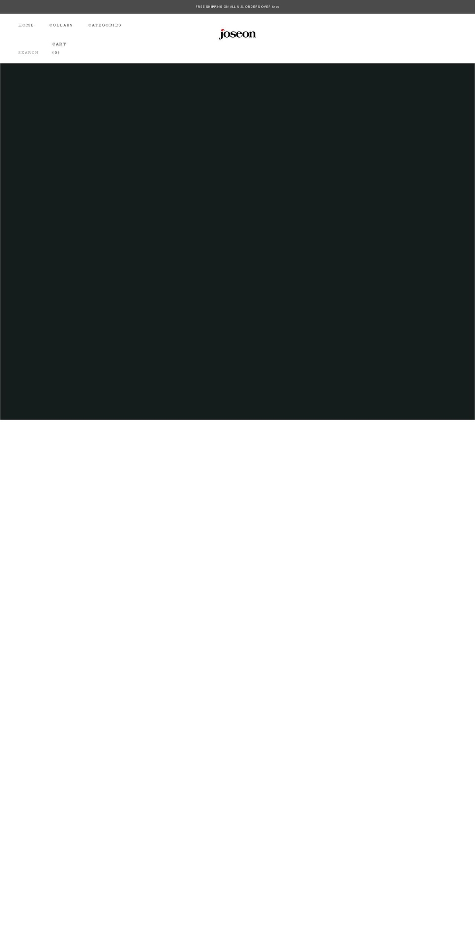 thejoseon.com shopify website screenshot