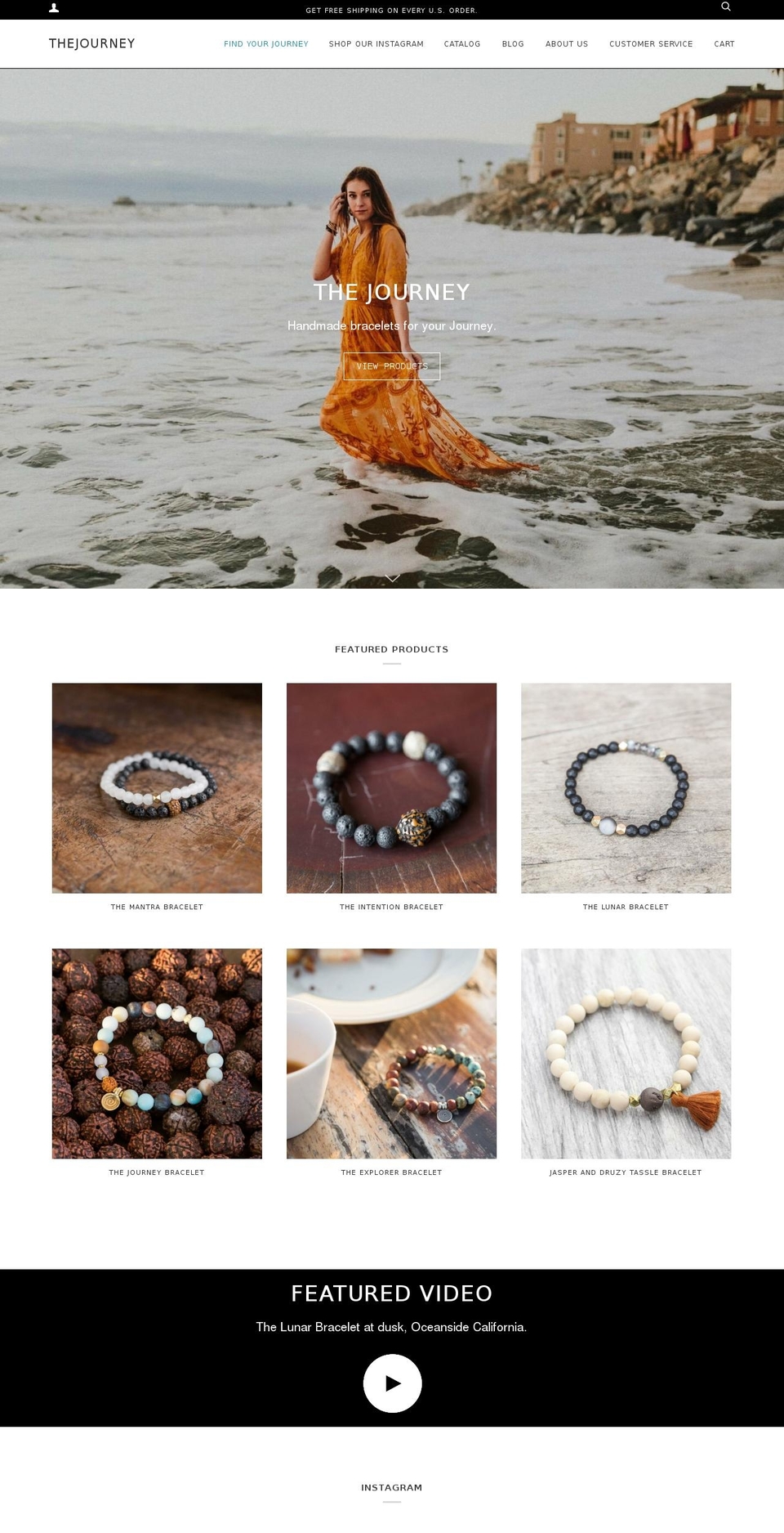 thejourneybracelets.com shopify website screenshot
