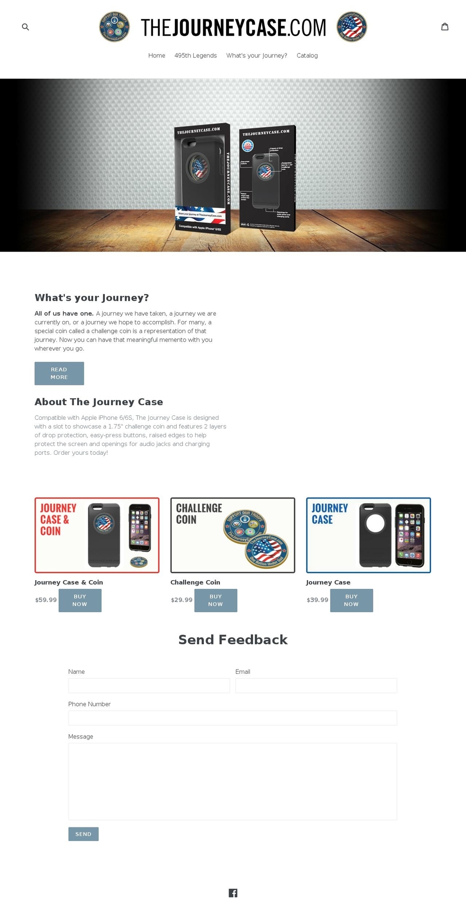 thejourneycase.com shopify website screenshot