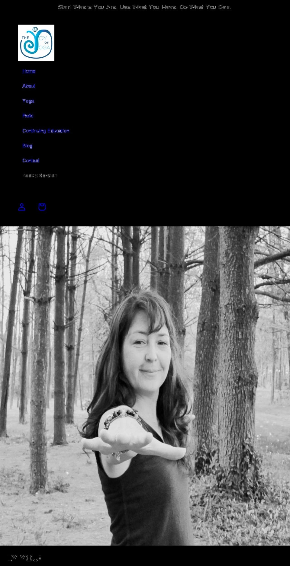 thejoyofyoga.net shopify website screenshot