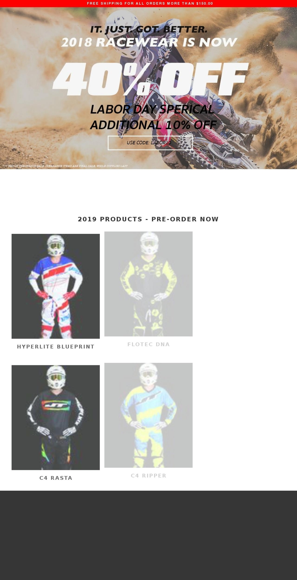 thejtracing.com shopify website screenshot