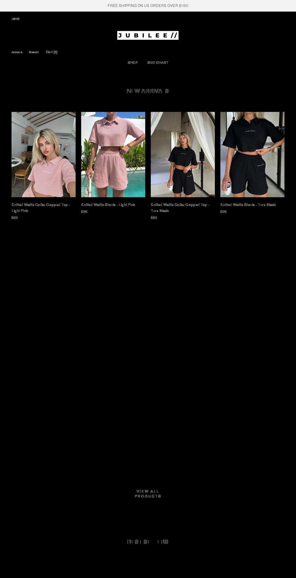 thejubileeapparel.com shopify website screenshot