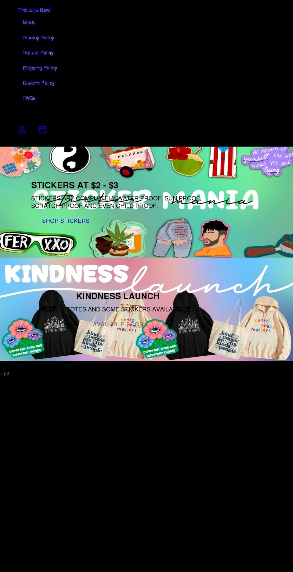 thejujuspot.com shopify website screenshot