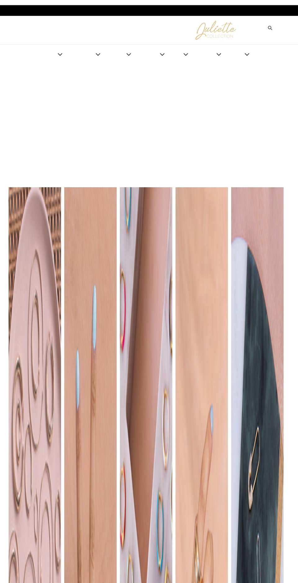 thejuliettecollection.com shopify website screenshot