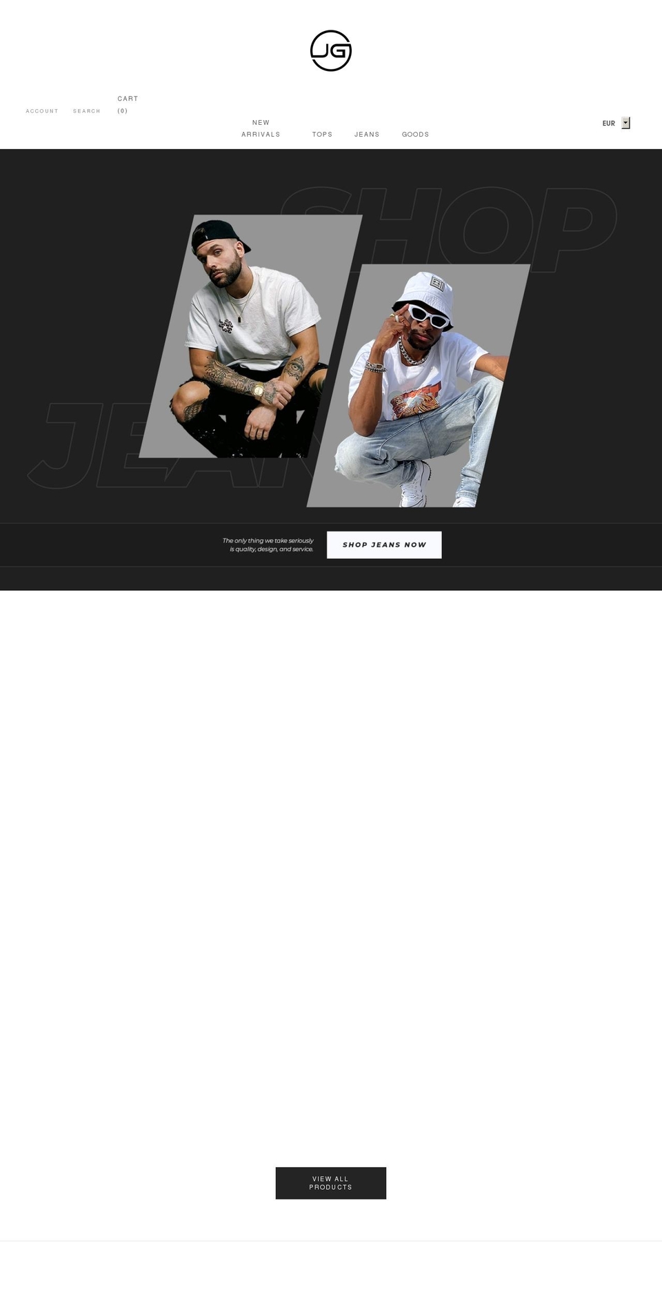 thejunglegoods.com — Shopify storefront screenshot