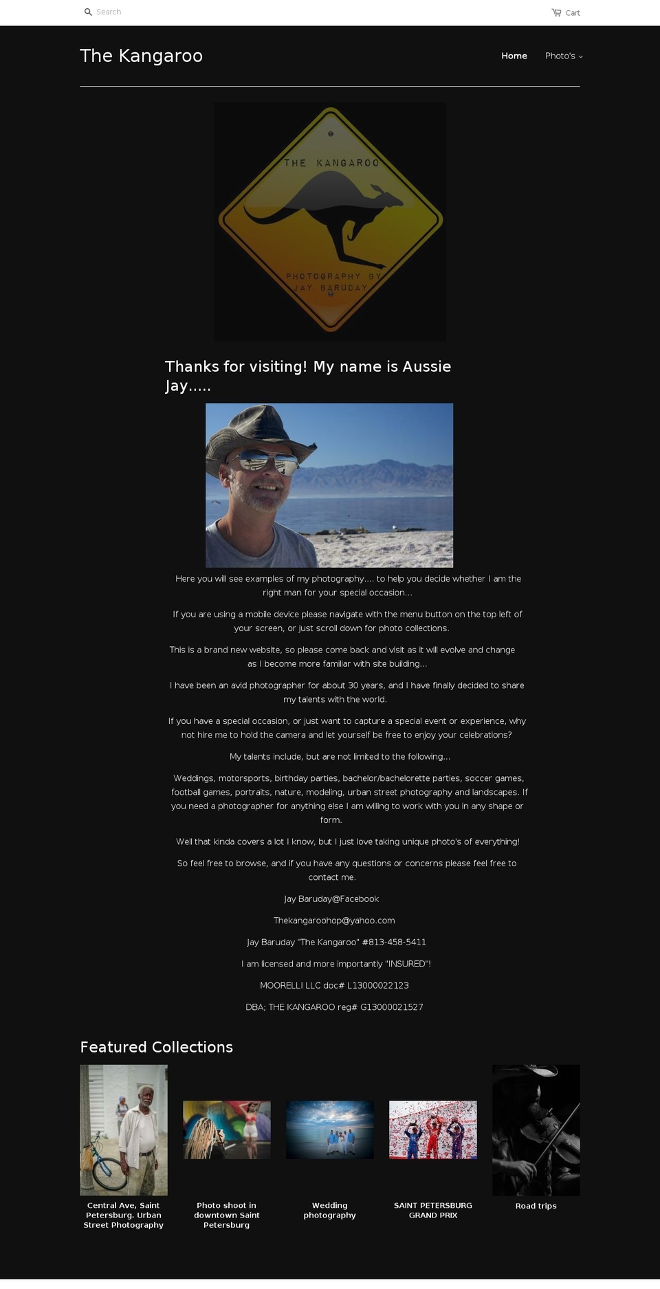 thekangaroo.net shopify website screenshot