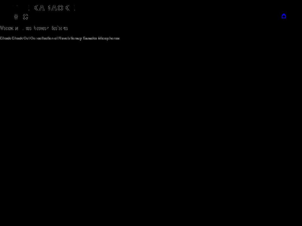 thekaraokemic.com shopify website screenshot