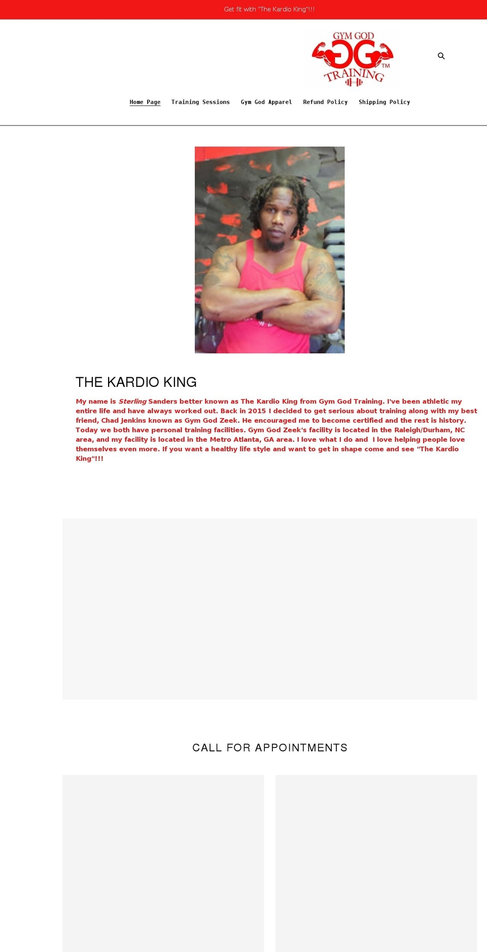 thekardioking.com shopify website screenshot