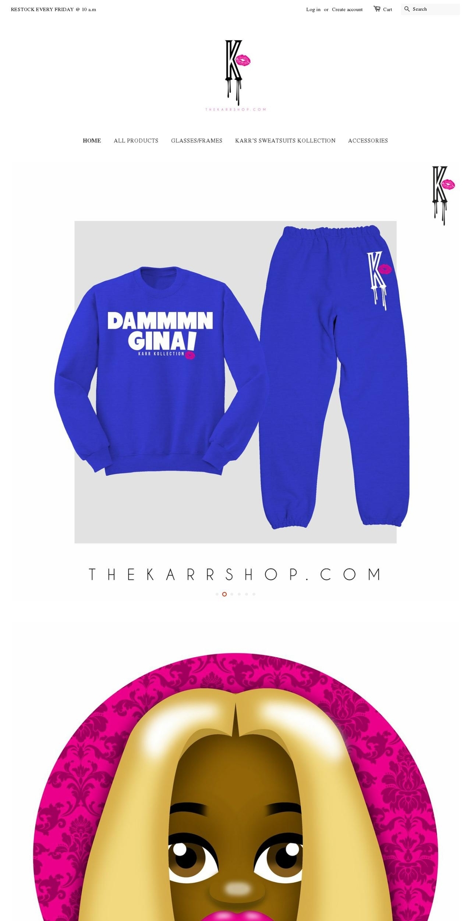 thekarrshop.com — Shopify storefront screenshot