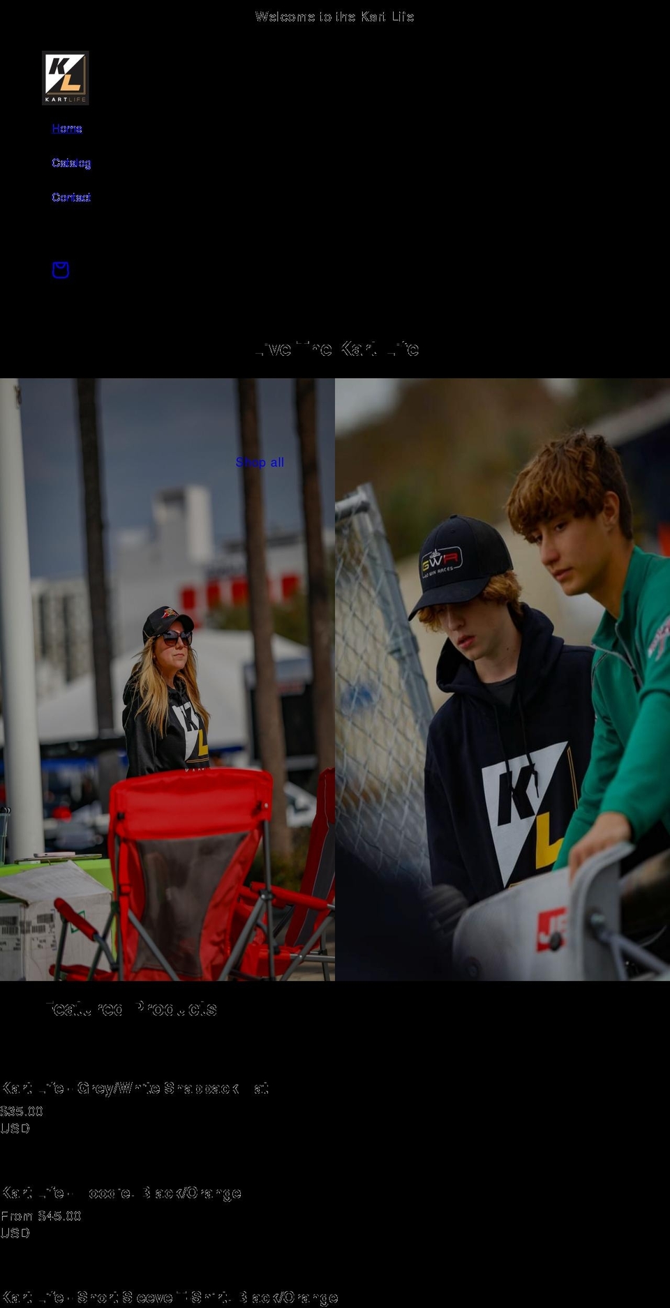 thekartlife.com shopify website screenshot