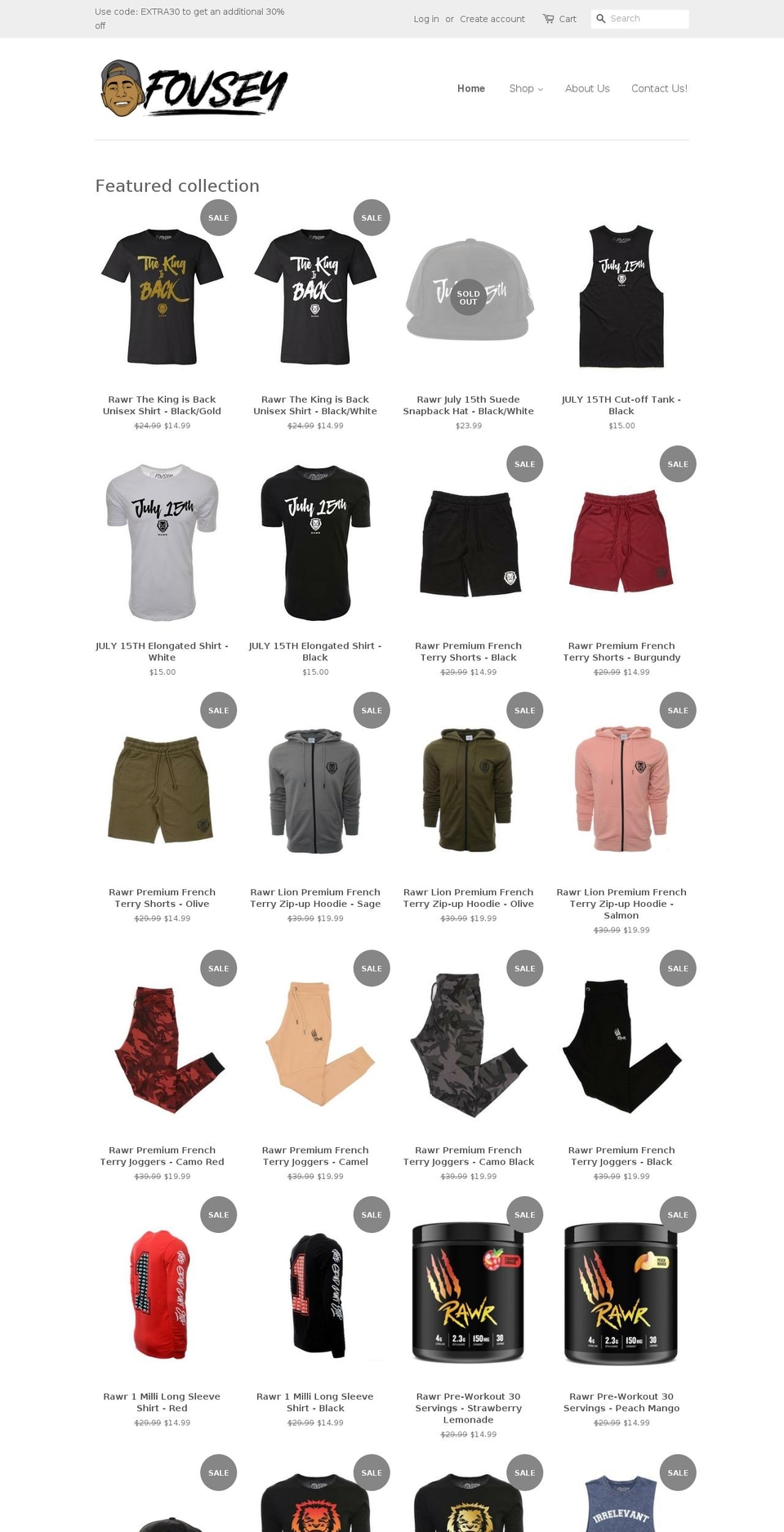 thekatsfamily.com — Shopify storefront screenshot