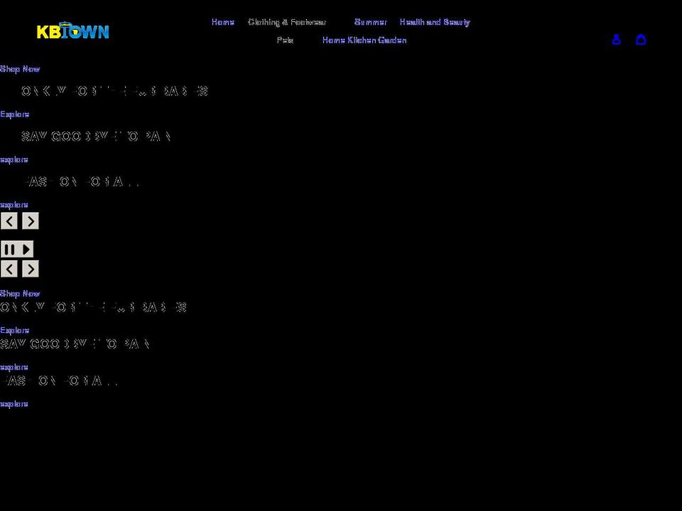 thekbtown.com shopify website screenshot