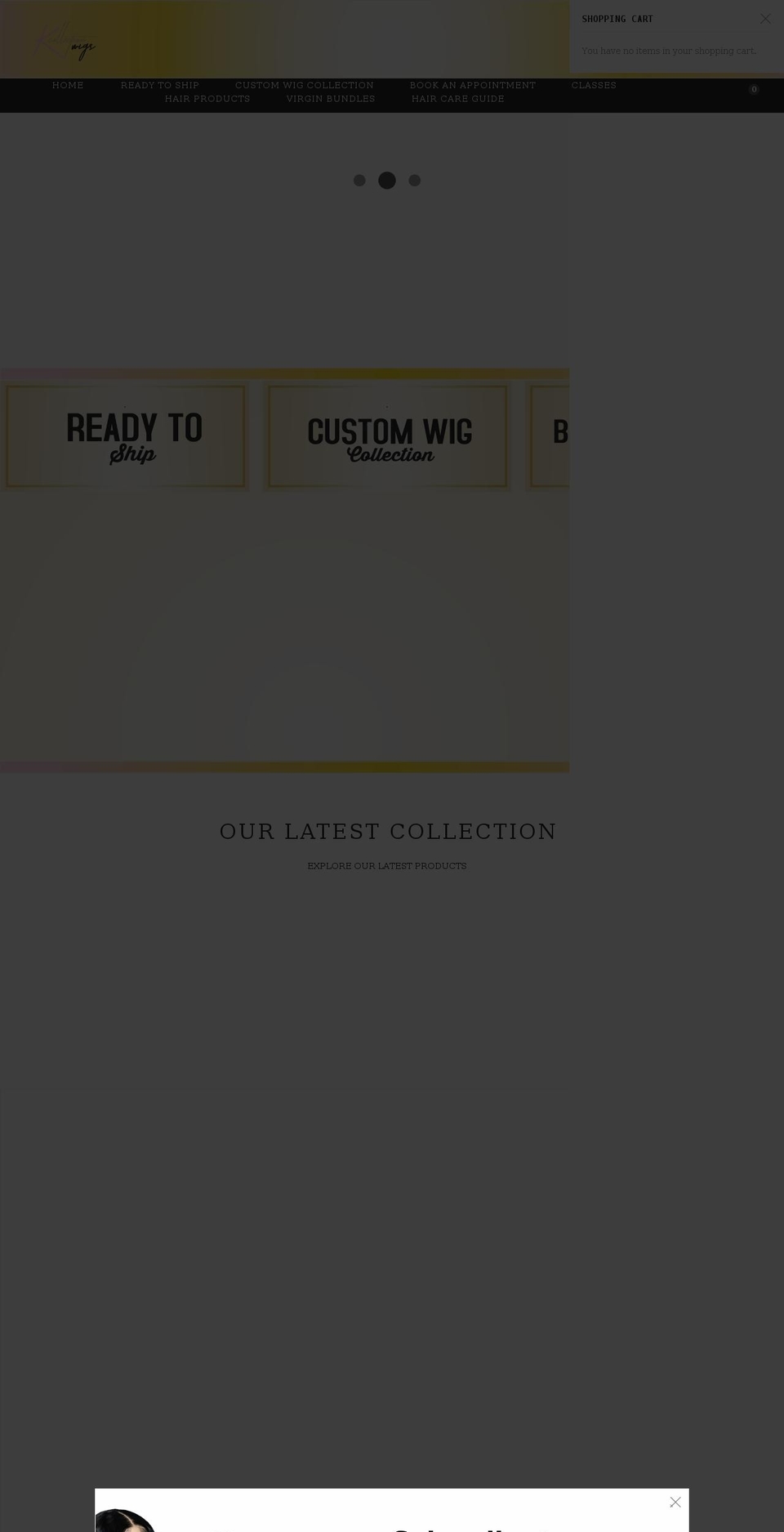 thekcollection17.com shopify website screenshot