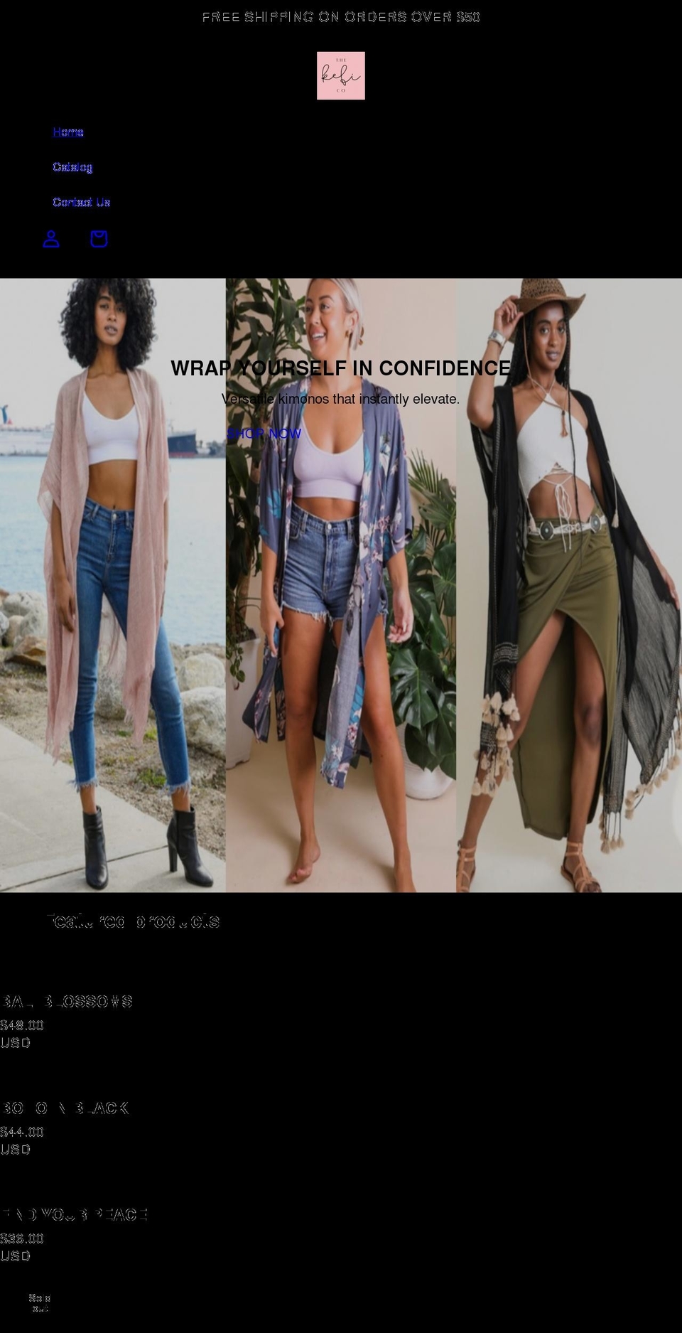 thekefico.com shopify website screenshot