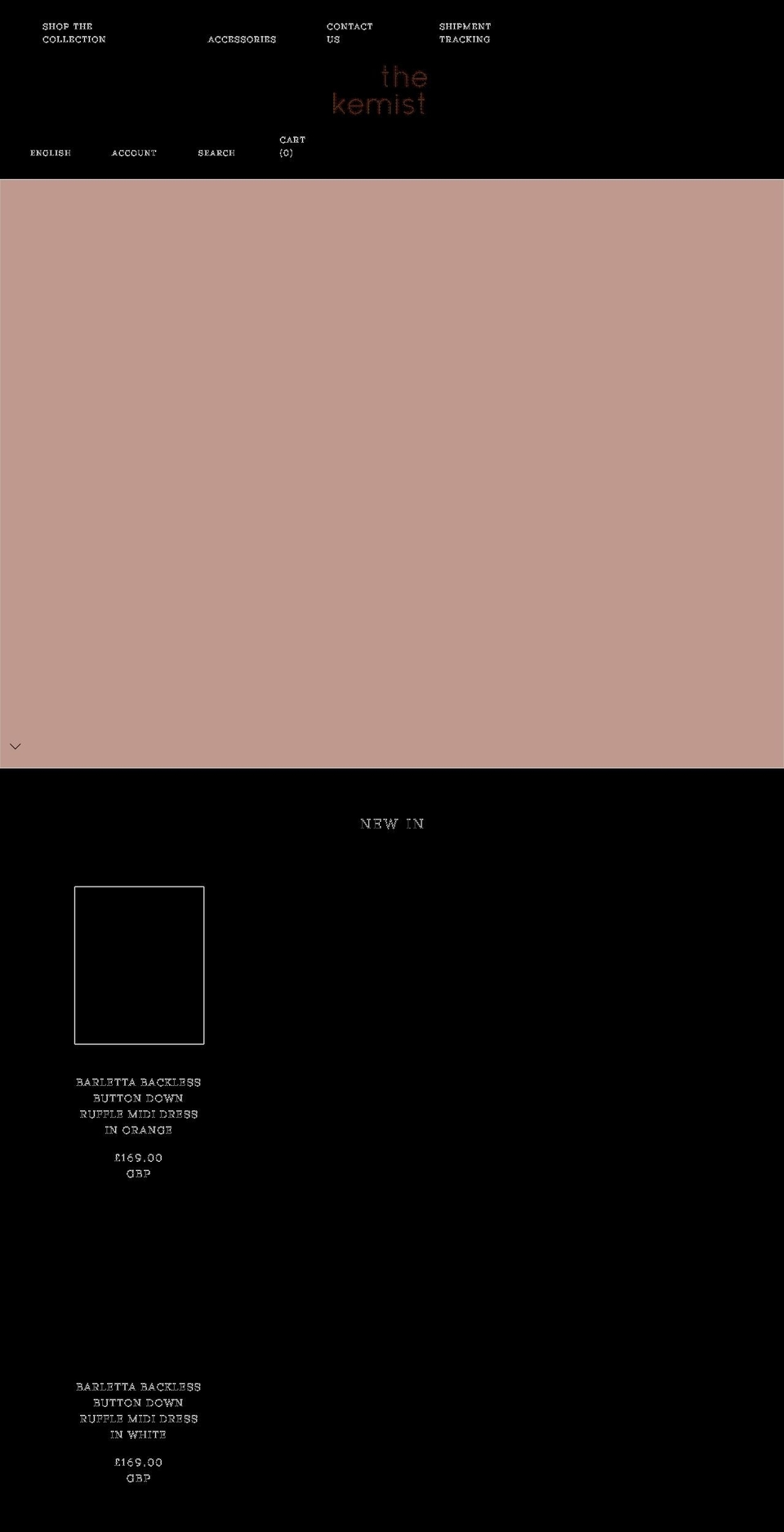 thekemist.com shopify website screenshot