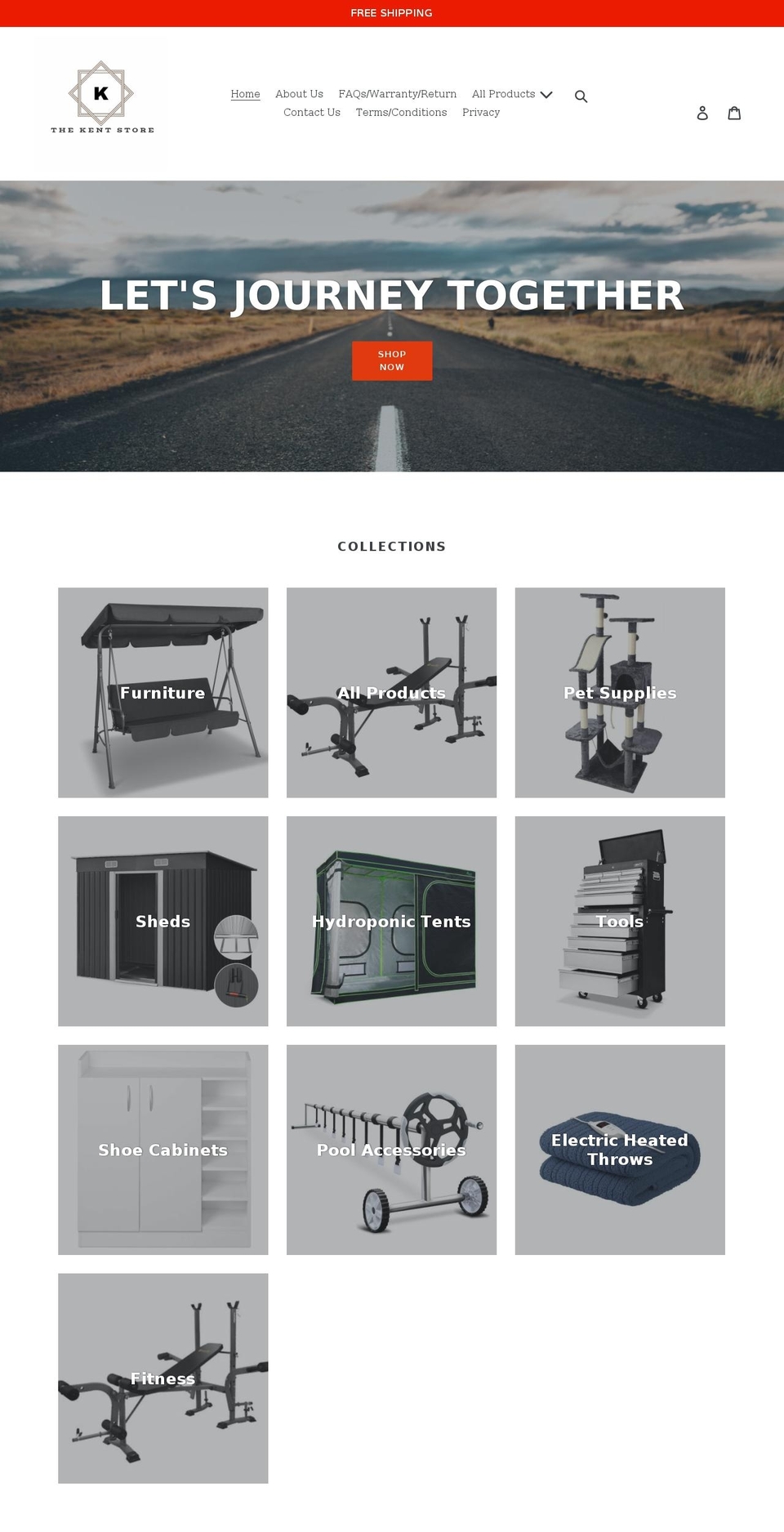 thekentstore.com.au shopify website screenshot