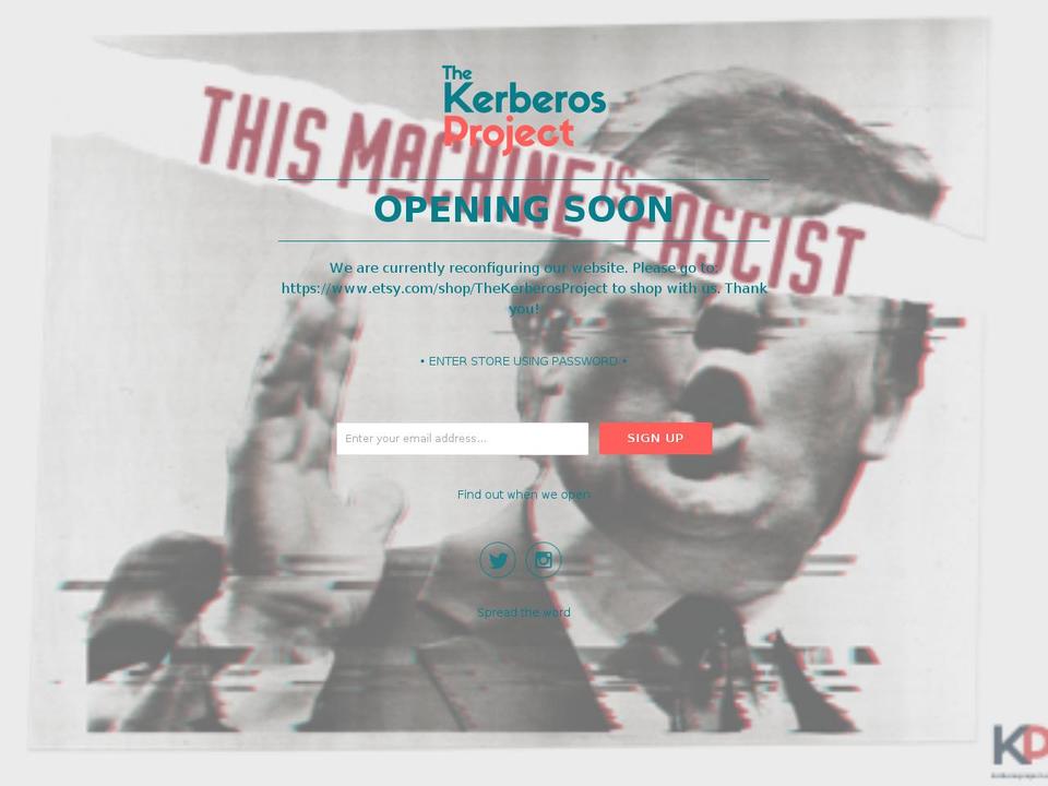 KerberosProject_Responsive_030418_v6.4.0 Shopify theme site example thekerberosproject.org