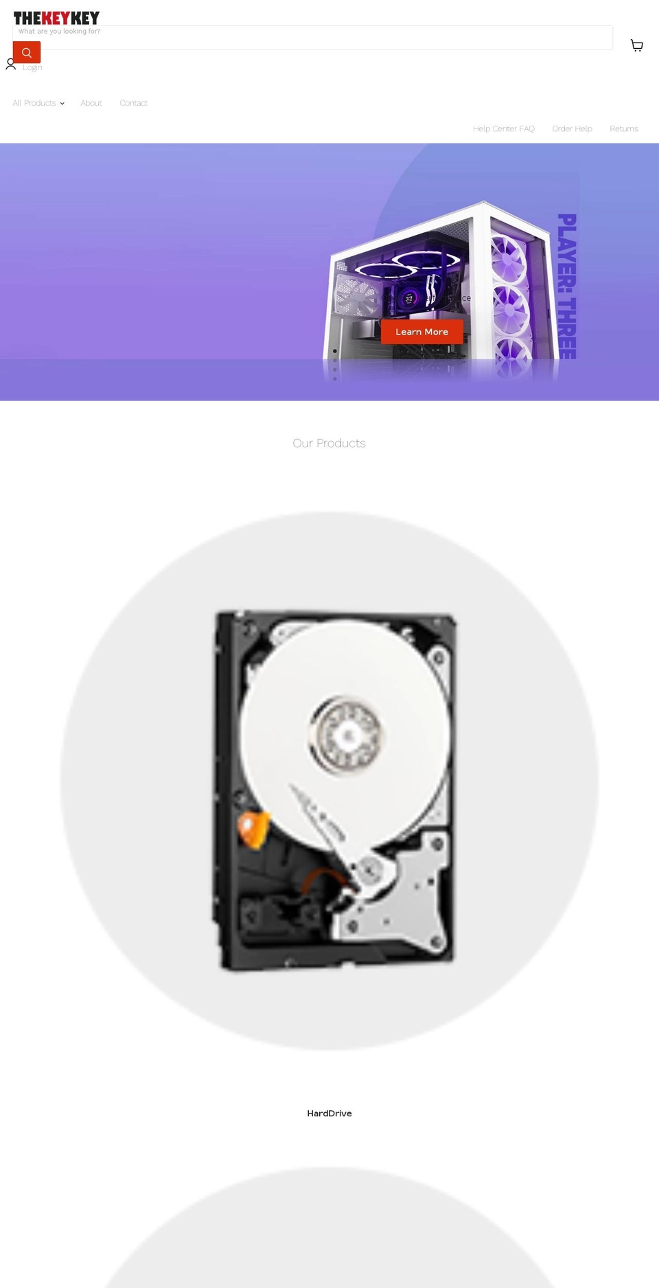 thekeykey.com shopify website screenshot