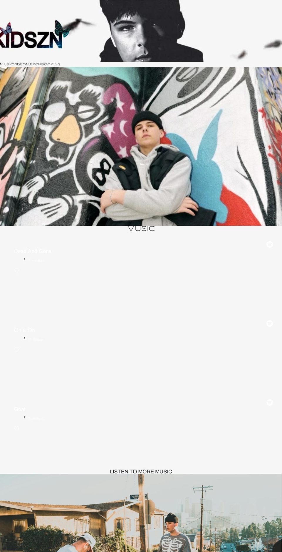 thekidszn.com shopify website screenshot