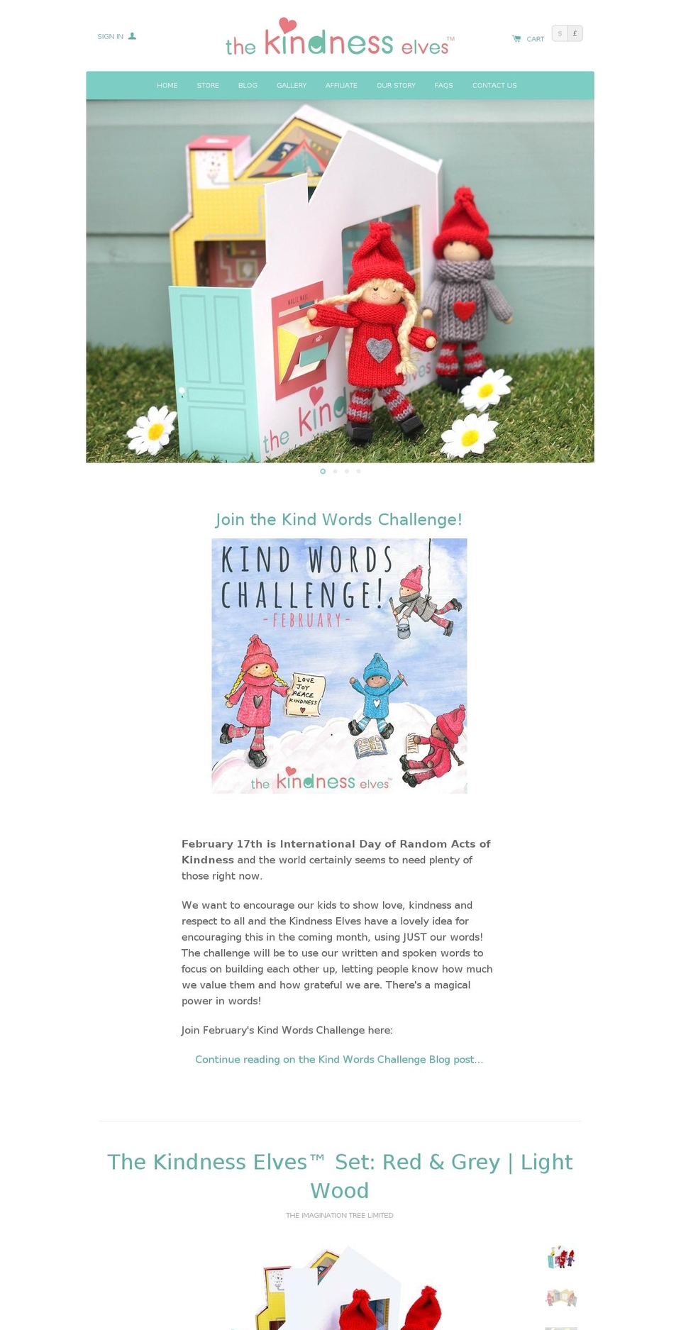 thekindnesselves.com shopify website screenshot