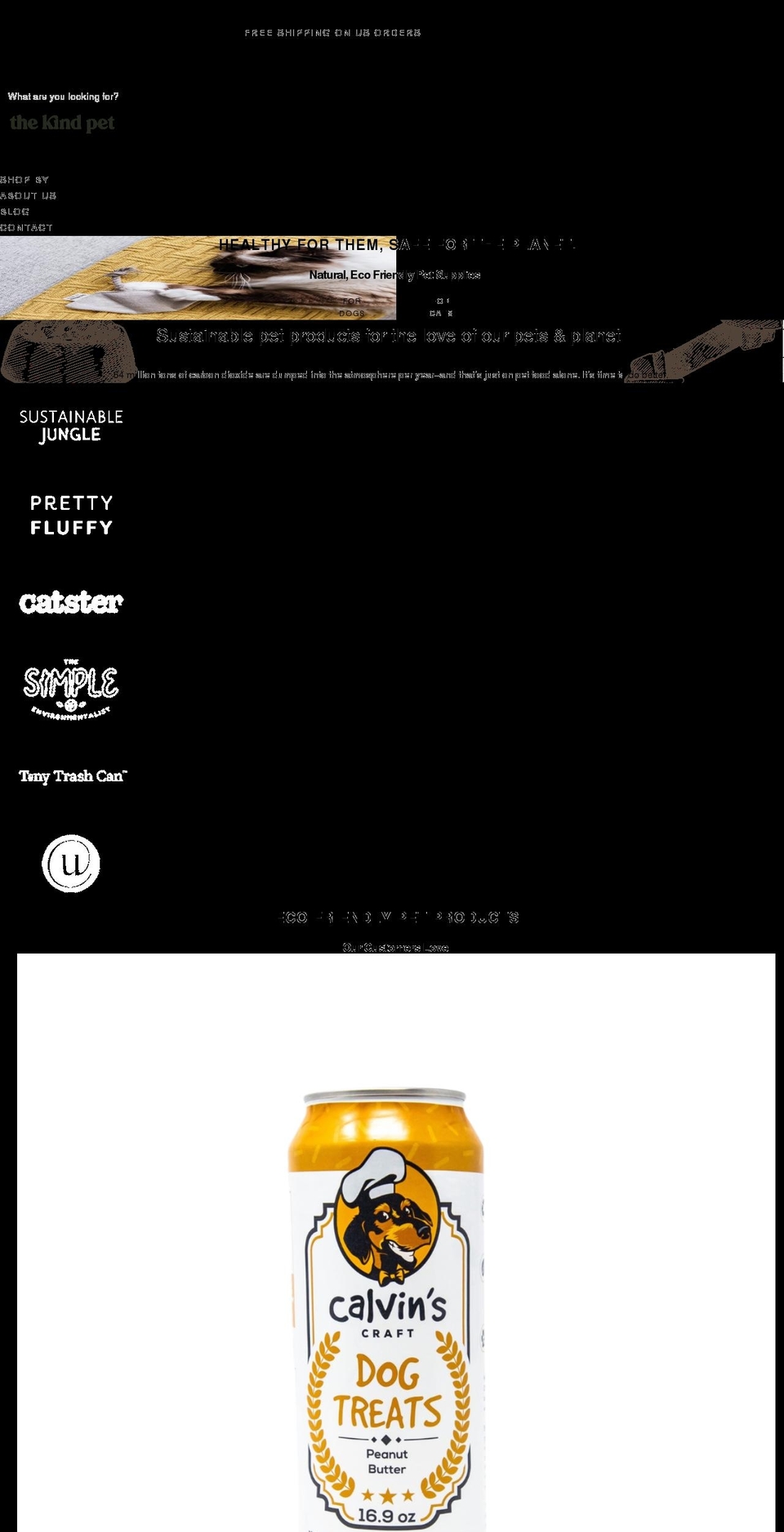 thekindpet.com shopify website screenshot